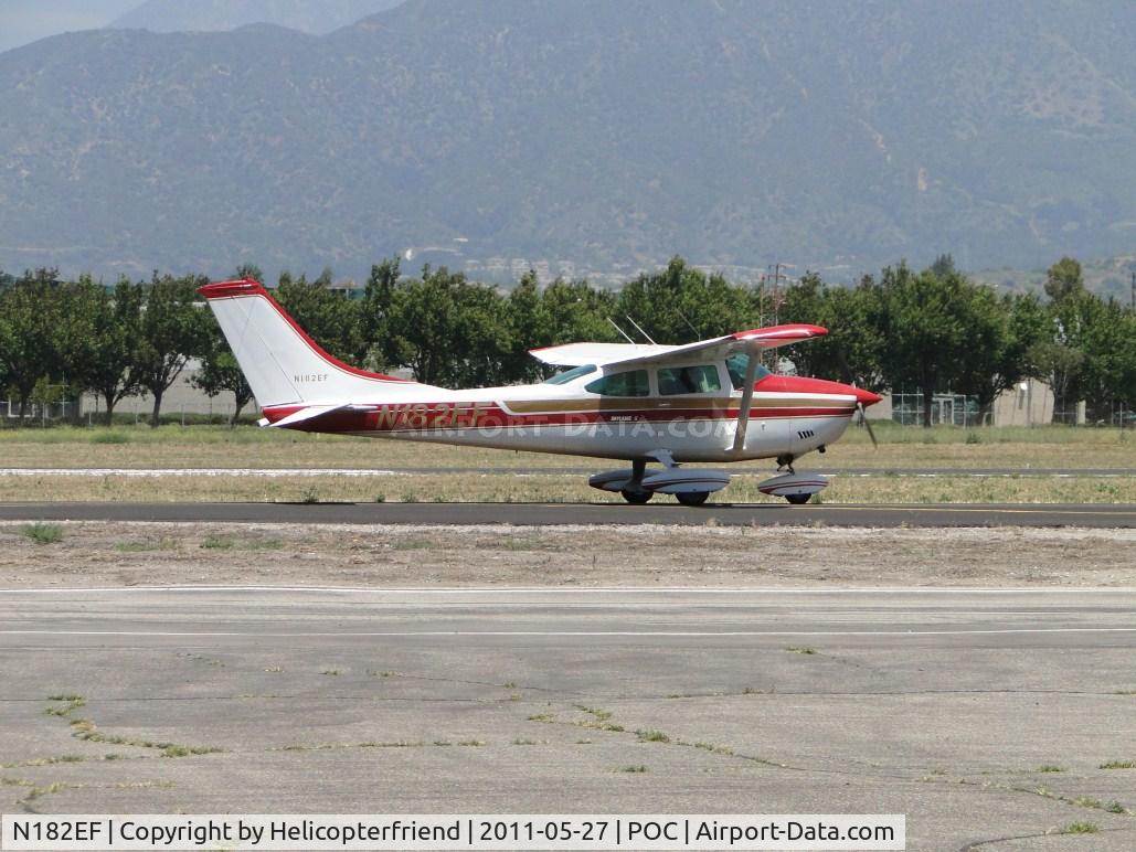 N182EF, 1972 Cessna 182P Skylane C/N 18261392, On taxiway Sierra heading eastbound