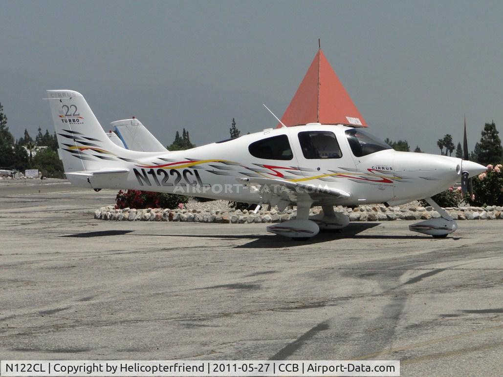 N122CL, 2006 Cirrus SR22 Turbo C/N 2108, Parked north of Maniac Mike's Cafe