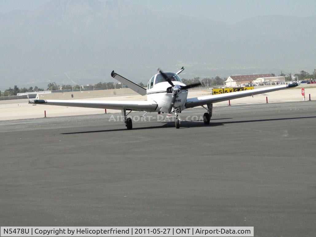N5478U, 1967 Beech V35 Bonanza C/N D-8566, Starting up and pre-flighting before take off