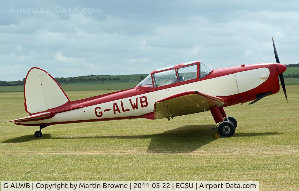 G-ALWB, 1950 De Havilland DHC-1 Chipmunk 22A C/N C1/0100, SHOT AT DUXFORD SPRING SHOW