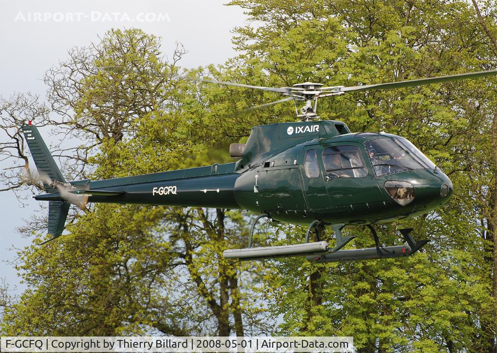 F-GCFQ, Aerospatiale AS-350BA Ecureuil C/N 1200, First flights organized at Pommerit-Jaudy (Britain, France)