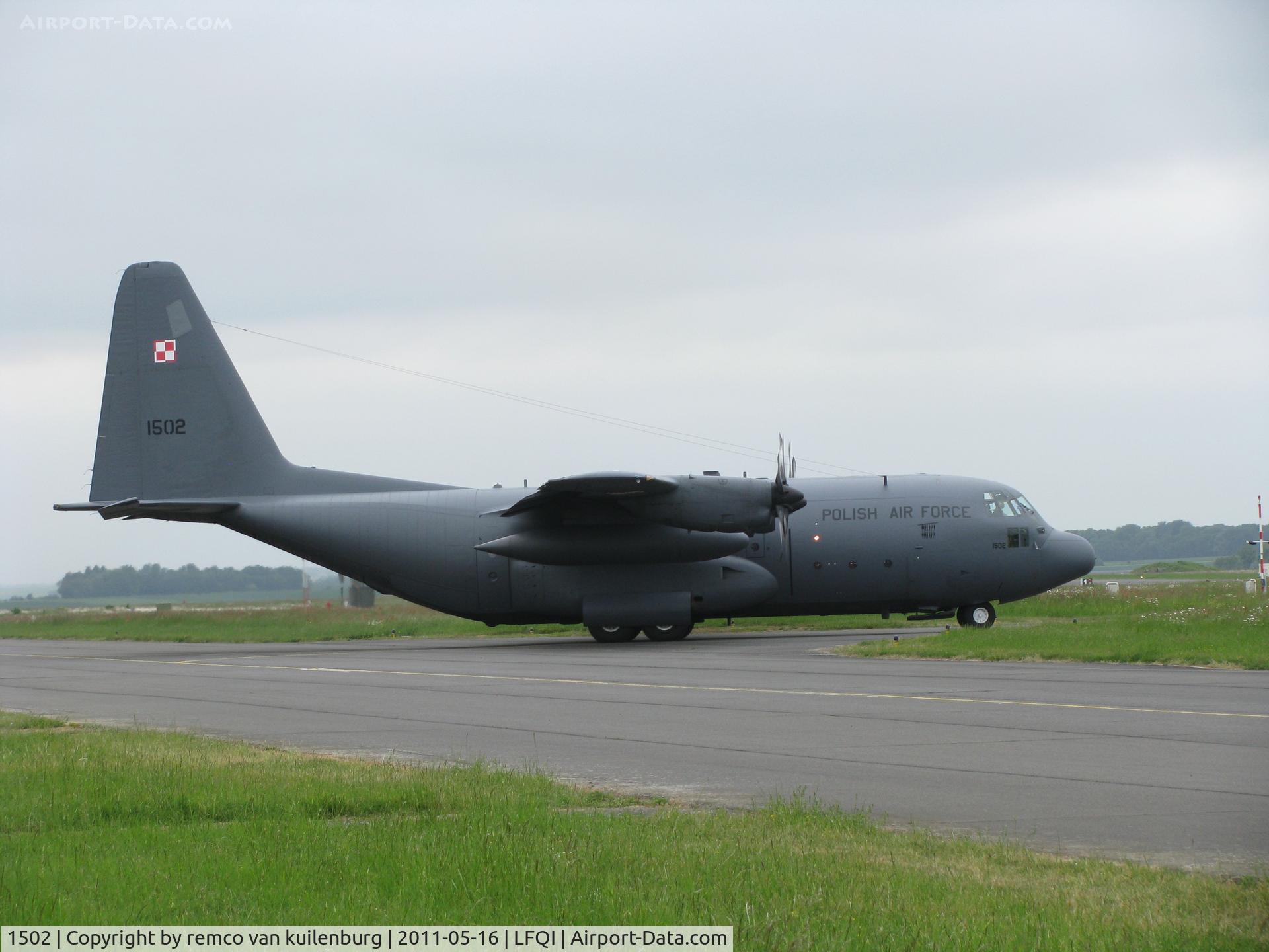 1502, 1970 Lockheed C-130E-LM Hercules C/N 382-4414, NTM 2011, brought a new F-16 engine