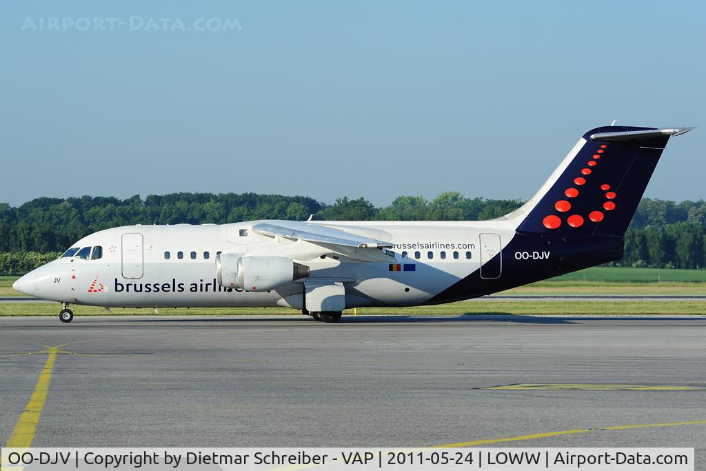 OO-DJV, 1996 British Aerospace Avro 146-RJ85 C/N E.2295, Brussels Airlines Bae146