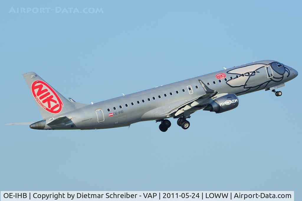 OE-IHB, 2009 Embraer 190LR (ERJ-190-100LR) C/N 19000294, NIKI Embraer 190