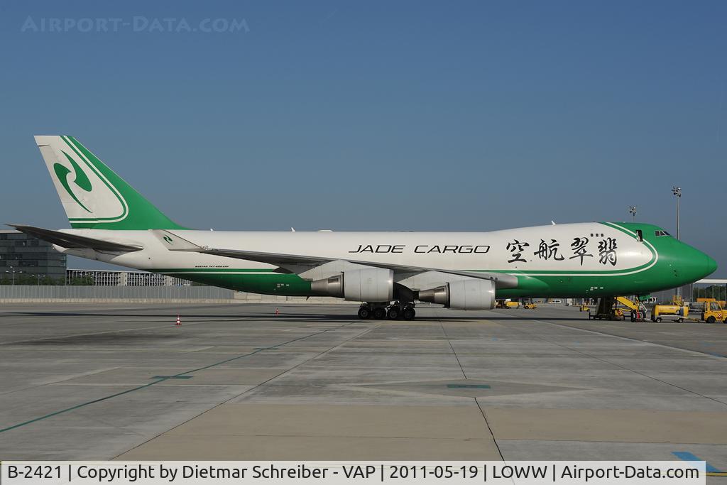 B-2421, 2007 Boeing 747-4EVF/ER/SCD C/N 35169, Jade Cargo Boeing 747-400