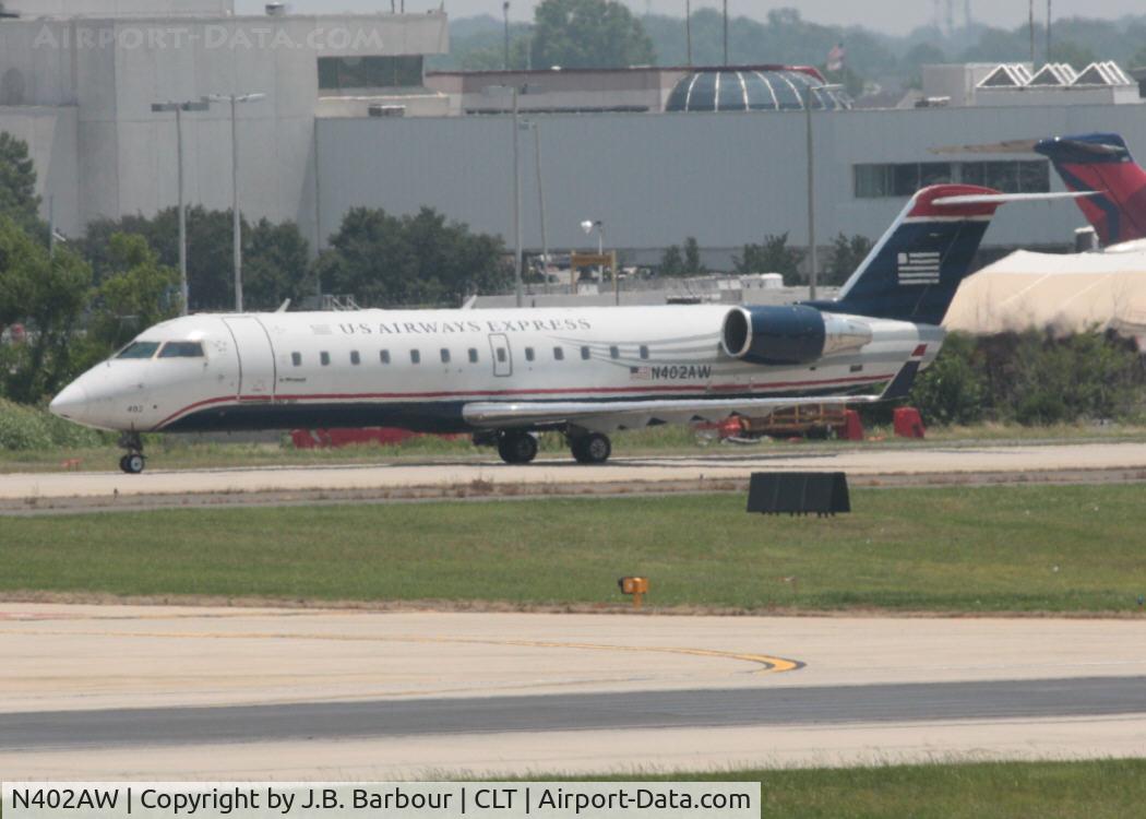 N402AW, 1998 Bombardier CRJ-200LR (CL-600-2B19) C/N 7281, Nothing