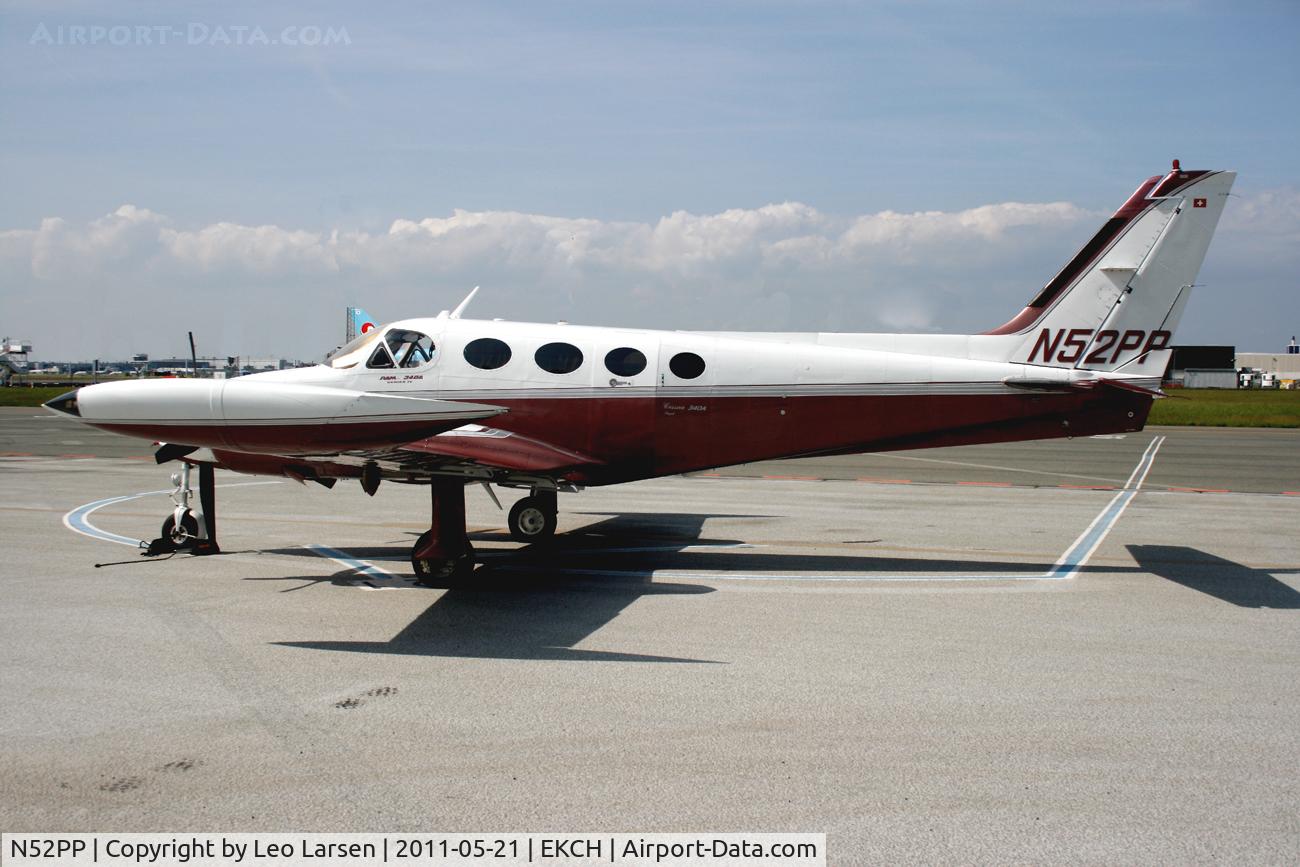 N52PP, 1980 Cessna 340A C/N 340A0987, Rare Type Cessna 340A in Copenhagen
