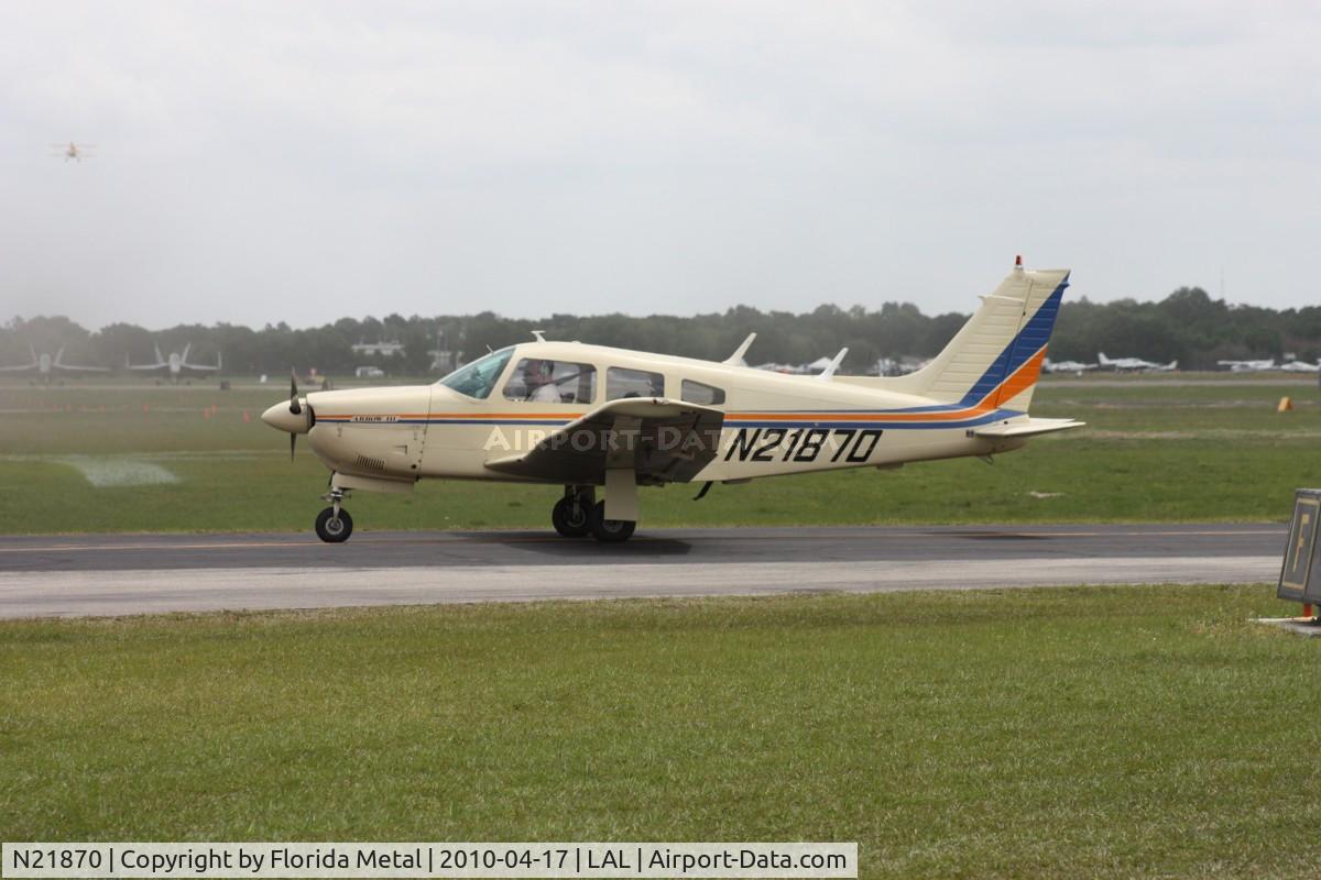 N21870, 1978 Piper PA-28R-201 Cherokee Arrow III C/N 28R-7837309, PA-28R-201