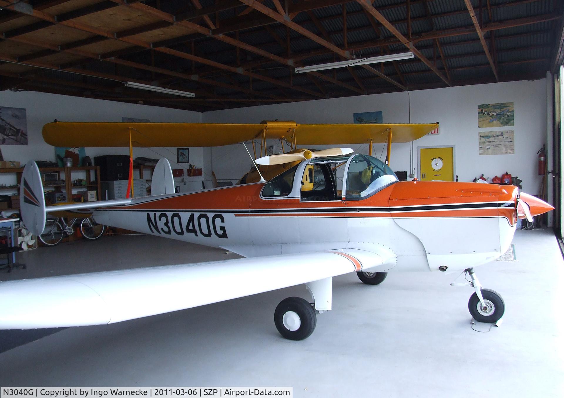 N3040G, 1961 Forney F-1A Aircoupe C/N 5740, Forney F-1A Aircoupe at Santa Paula airport during the Aviation Museum of Santa Paula open Sunday