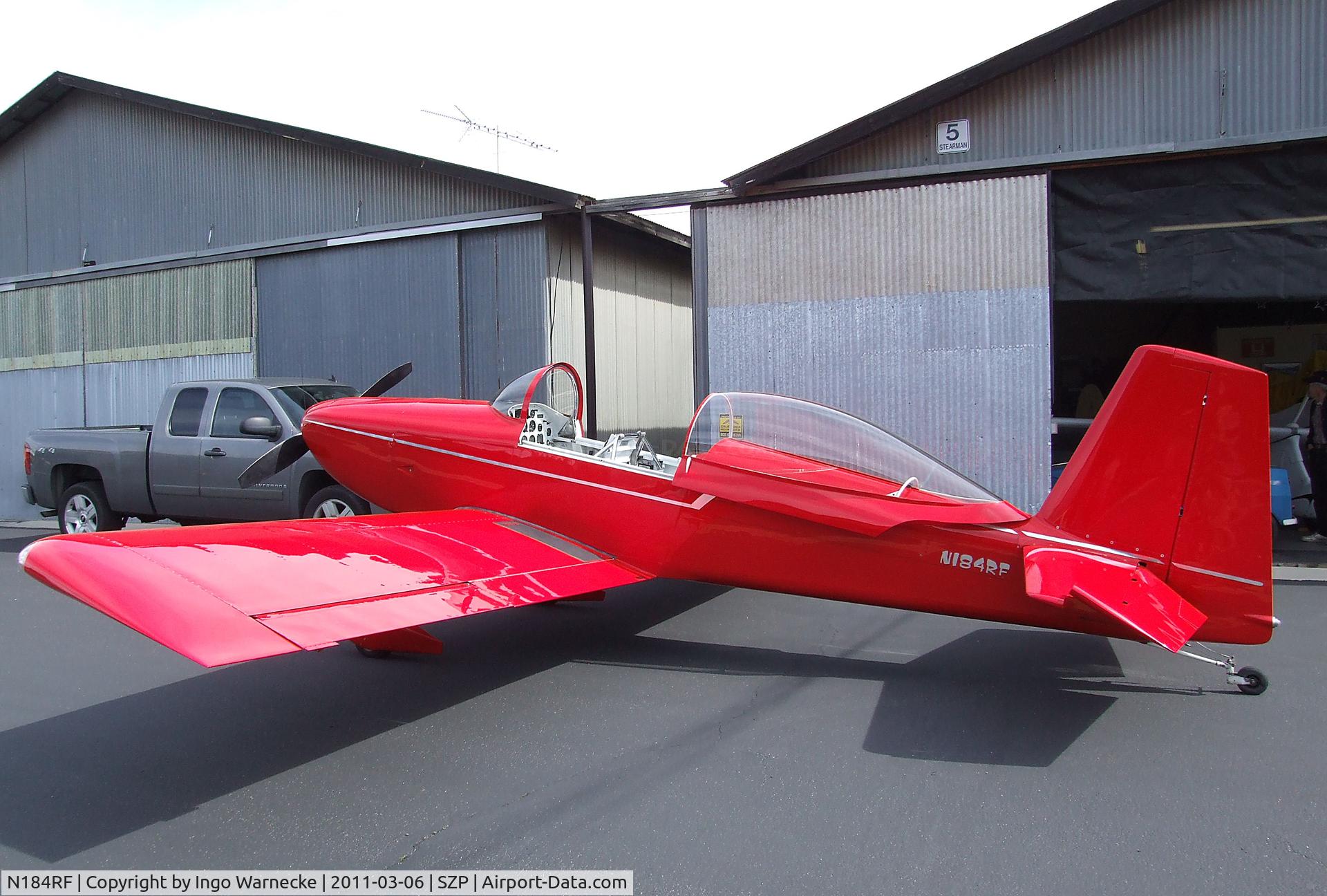 N184RF, 2003 Vans RV-8 C/N 80122, Vans (Findly) RV-8 at Santa Paula airport during the Aviation Museum of Santa Paula open Sunday