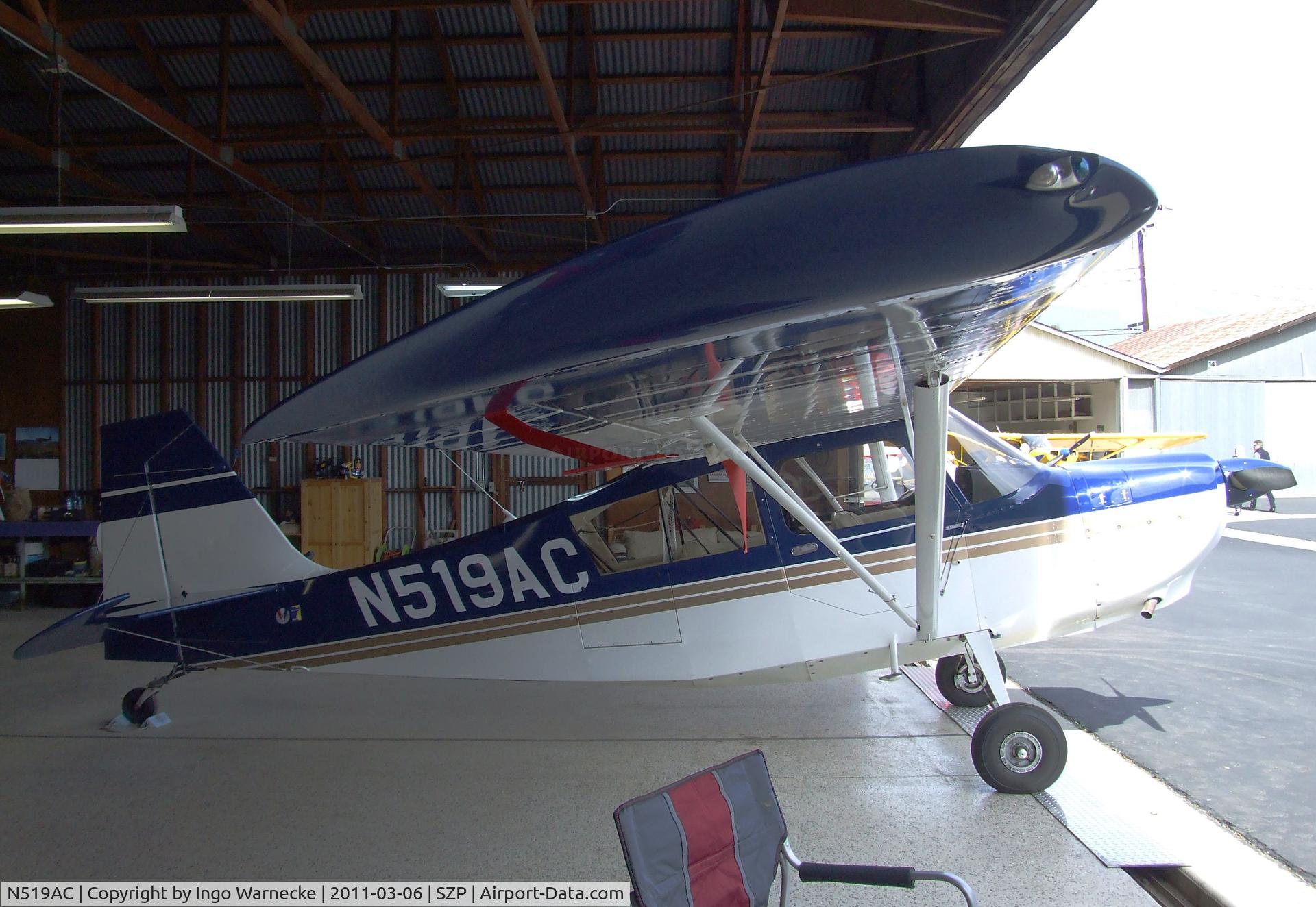 N519AC, 2000 American Champion 7GCBC C/N 1295-2000, American Champion 7GCBC Explorer at Santa Paula airport during the Aviation Museum of Santa Paula open Sunday
