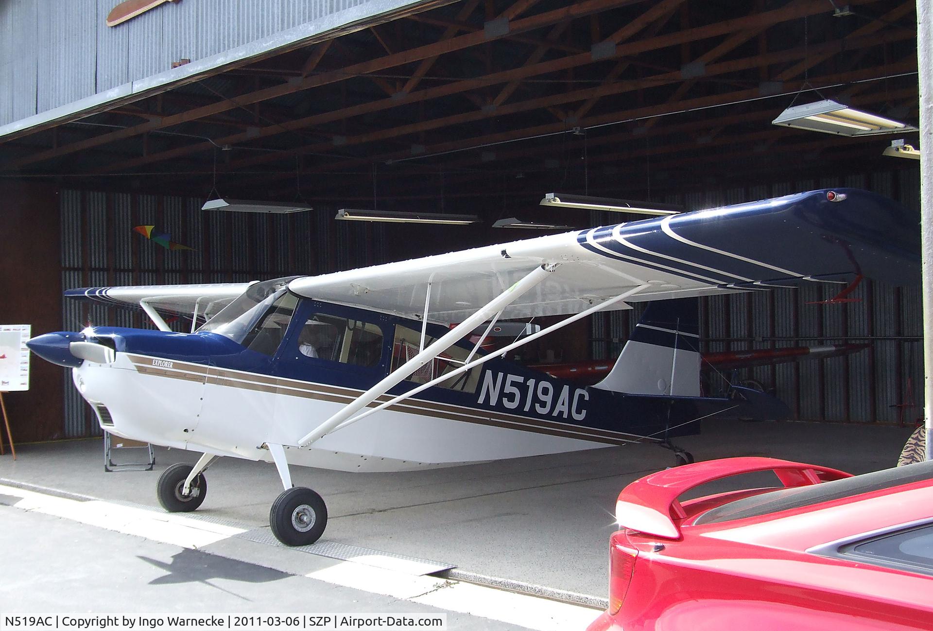 N519AC, 2000 American Champion 7GCBC C/N 1295-2000, American Champion 7GCBC Explorer at Santa Paula airport during the Aviation Museum of Santa Paula open Sunday