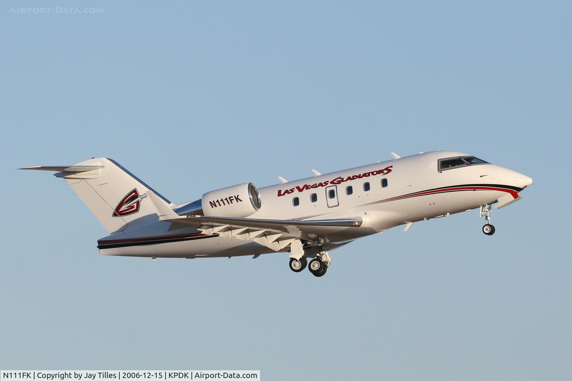 N111FK, 1991 Canadair Challenger 601-3A (CL-600-2B16) C/N 5104, South End of Runway 20L