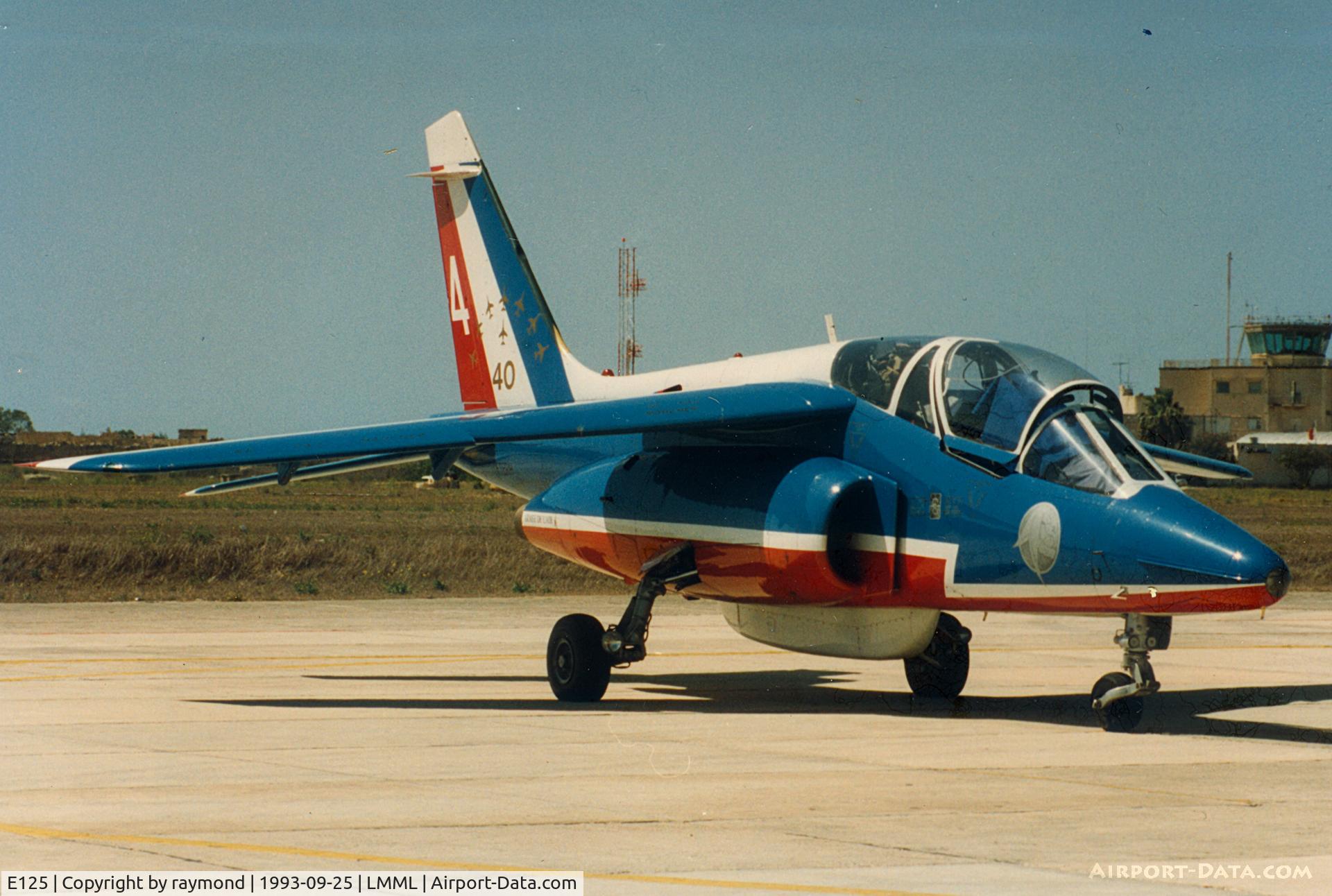 E125, Dassault-Dornier Alpha Jet E C/N E125, Alphajet E-125/4 Patouille de France