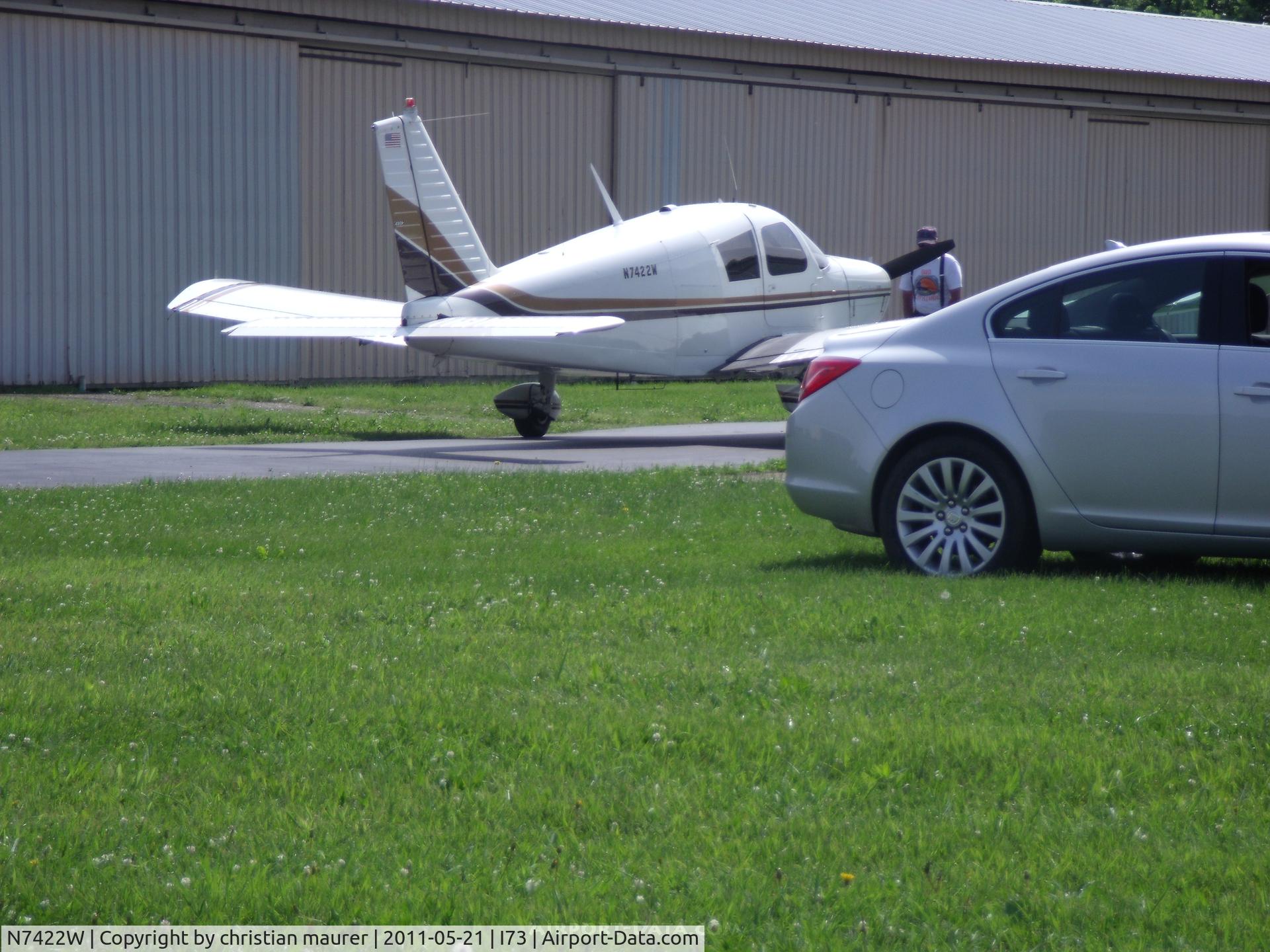 N7422W, 1963 Piper PA-28-180 C/N 28-1310, at i73
