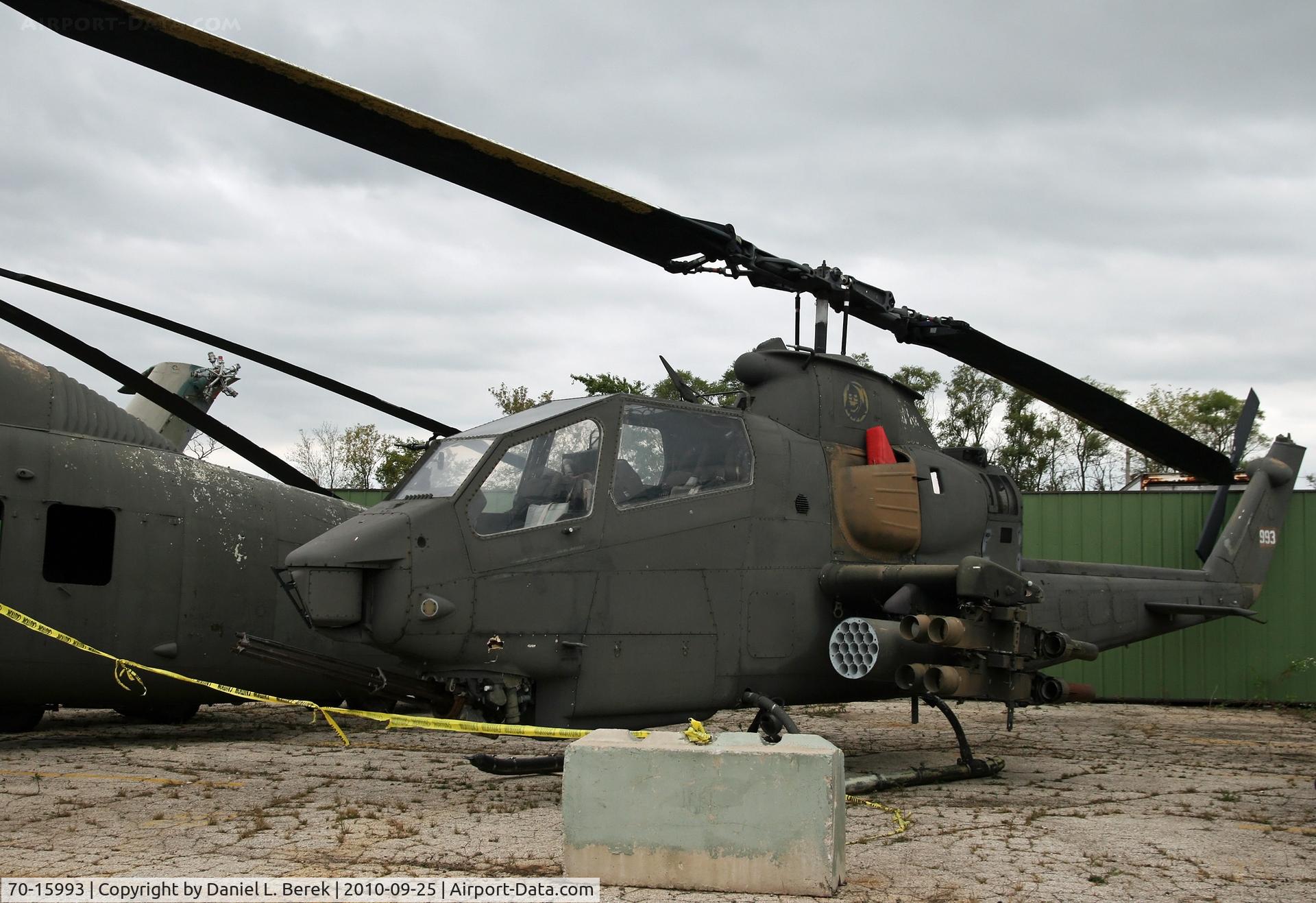 70-15993, 1970 Bell AH-1F Cobra C/N 20937, On display at the Russell Military Museum