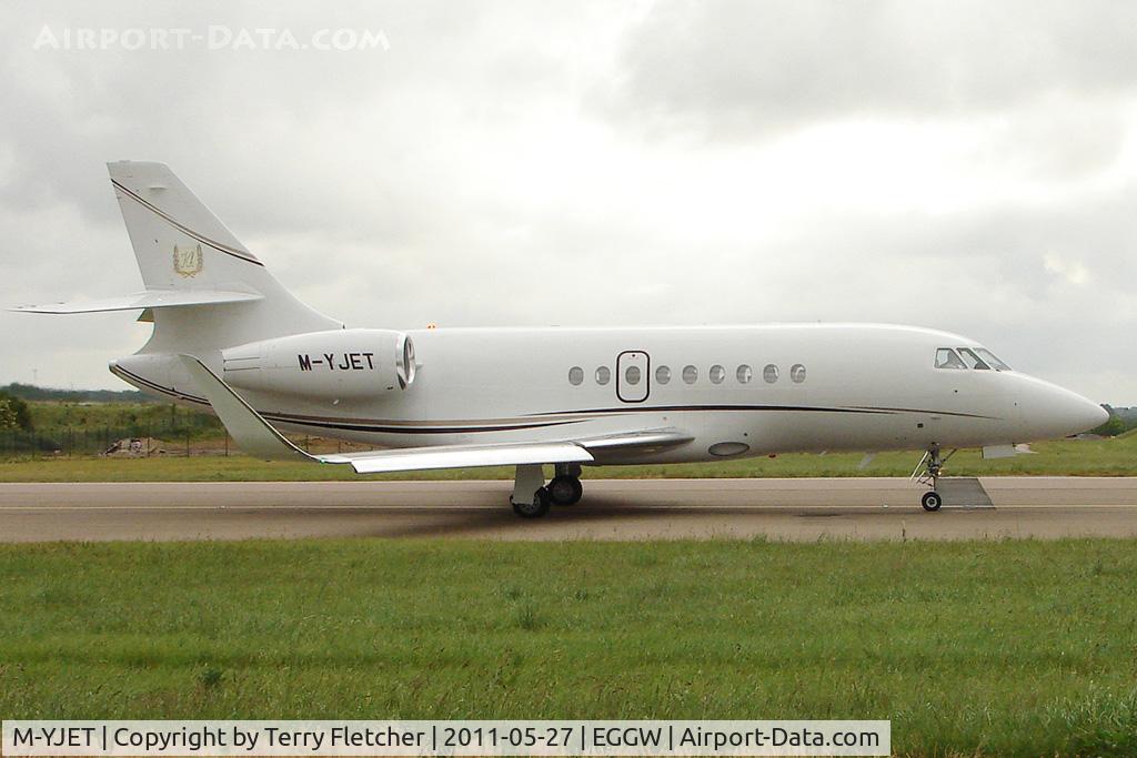 M-YJET, 2008 Dassault Falcon 2000LX C/N 148, 2008 Dassault Falcon 2000EX EASy, c/n: 148 at Luton