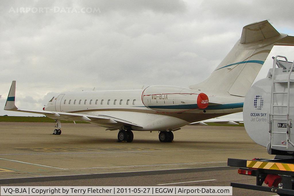 VQ-BJA, 2007 Bombardier BD-700-1A10 Global Express C/N 9268, 2007 Bombardier BD-700-1A10, c/n: 9268 at Luton