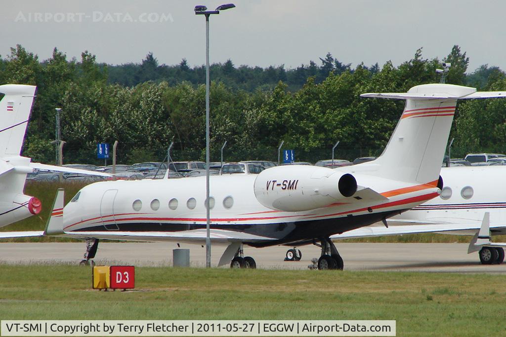 VT-SMI, 1997 Gulfstream Aerospace Gulfstream V C/N 525, 1997 Gulfstream Aerospace G-V, c/n: 525 at Luton