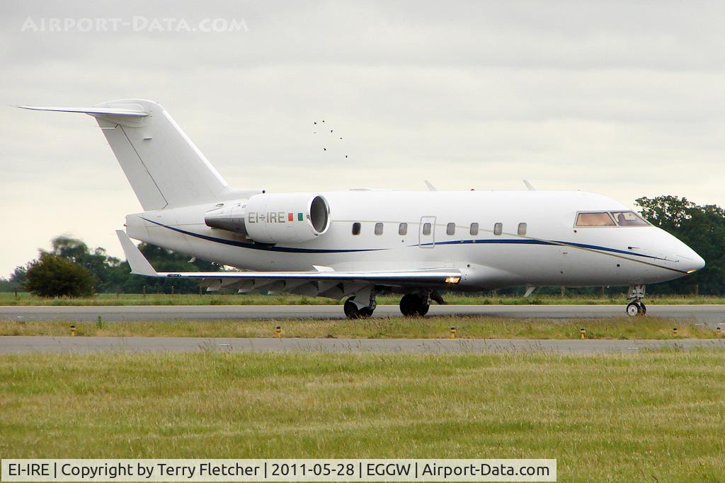 EI-IRE, 2001 Bombardier Challenger 604 (CL-600-2B16) C/N 5515, Bombardier Challenger 604, c/n: 5515 at Luton