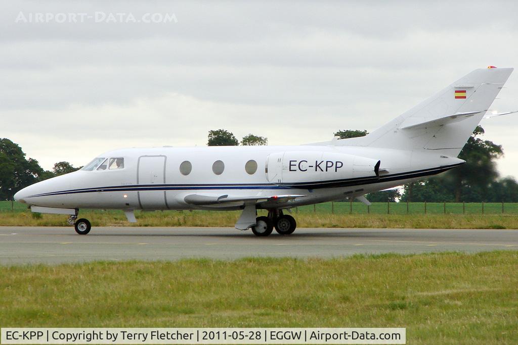 EC-KPP, 1986 Dassault Falcon 100 C/N 209, Dassault Aviation Falcon 100, c/n: 209 at Luton