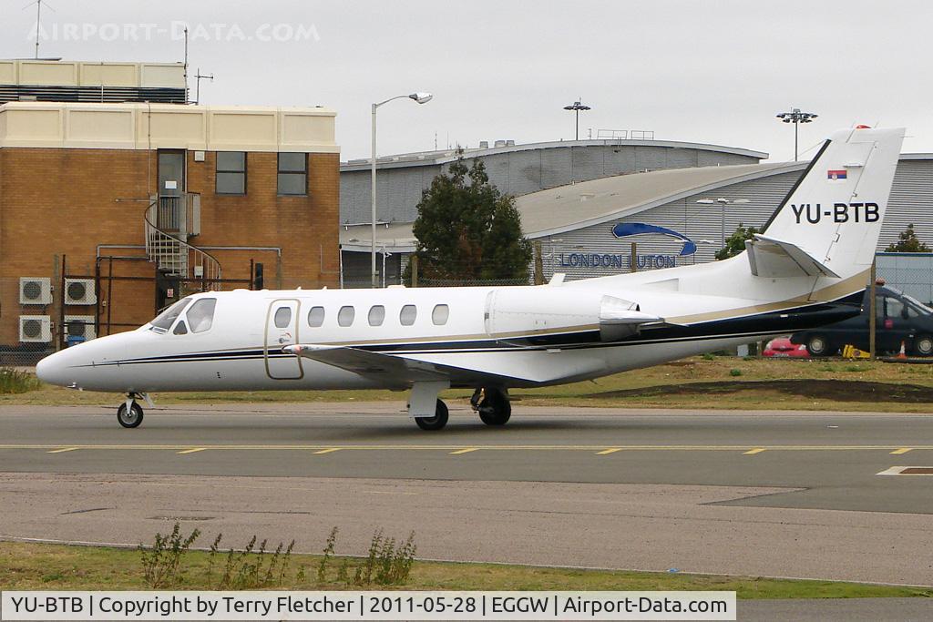 YU-BTB, 2002 Cessna 550 Citation Bravo C/N 550-1037, Cessna 550, c/n: 550-1037 at Luton