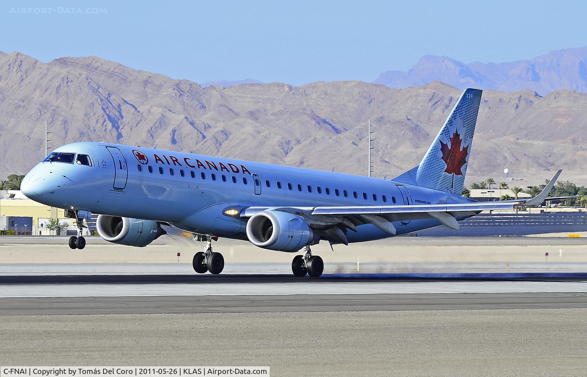 C-FNAI, 2007 Embraer 190AR (ERJ-190-100IGW) C/N 19000132, Air Canada Embraer ERJ-190-100IGW 190AR C-FNAI / 339 (cn 19000132)

Las Vegas - McCarran International (LAS / KLAS)
USA - Nevada, May 26, 2011
Photo: Tomás Del Coro