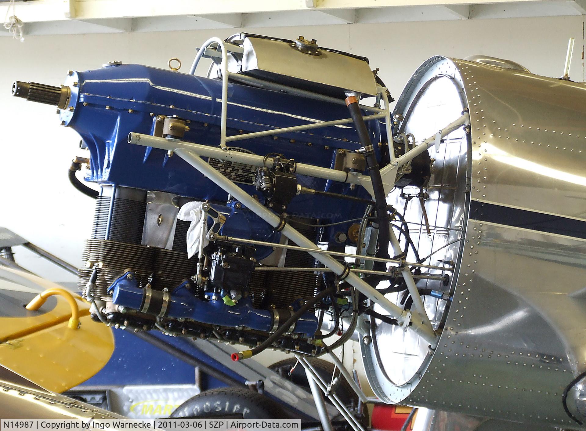 N14987, Ryan Aeronautical ST-A C/N 124, Ryan ST-A at Santa Paula airport during the Aviation Museum of Santa Paula open Sunday