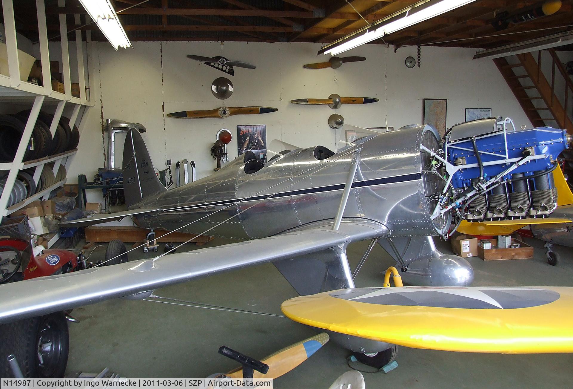 N14987, Ryan Aeronautical ST-A C/N 124, Ryan ST-A at Santa Paula airport during the Aviation Museum of Santa Paula open Sunday