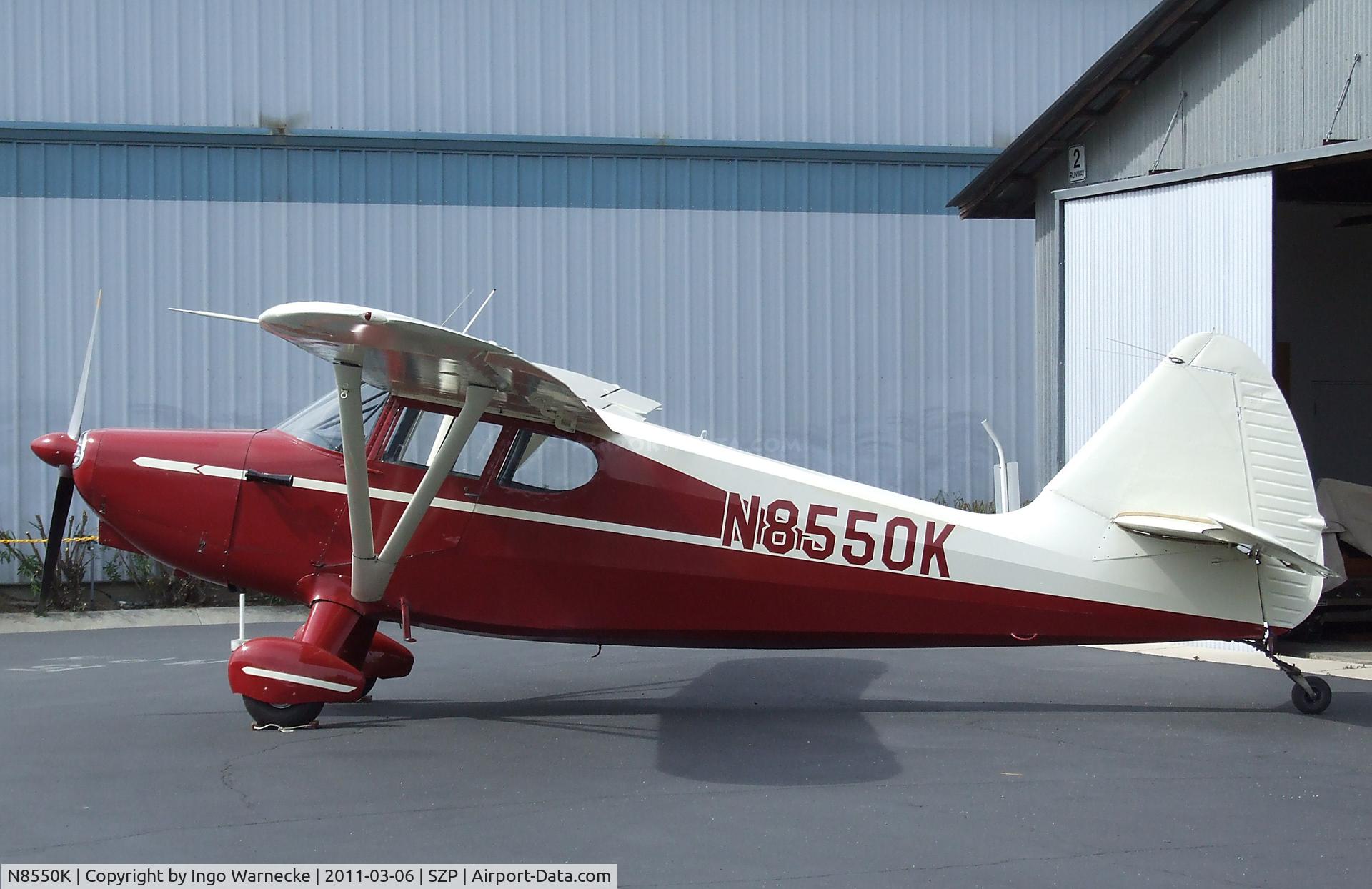 N8550K, 1947 Stinson 108-1 Voyager C/N 108-1550, Stinson 108-1 Voyager at Santa Paula airport during the Aviation Museum of Santa Paula open Sunday
