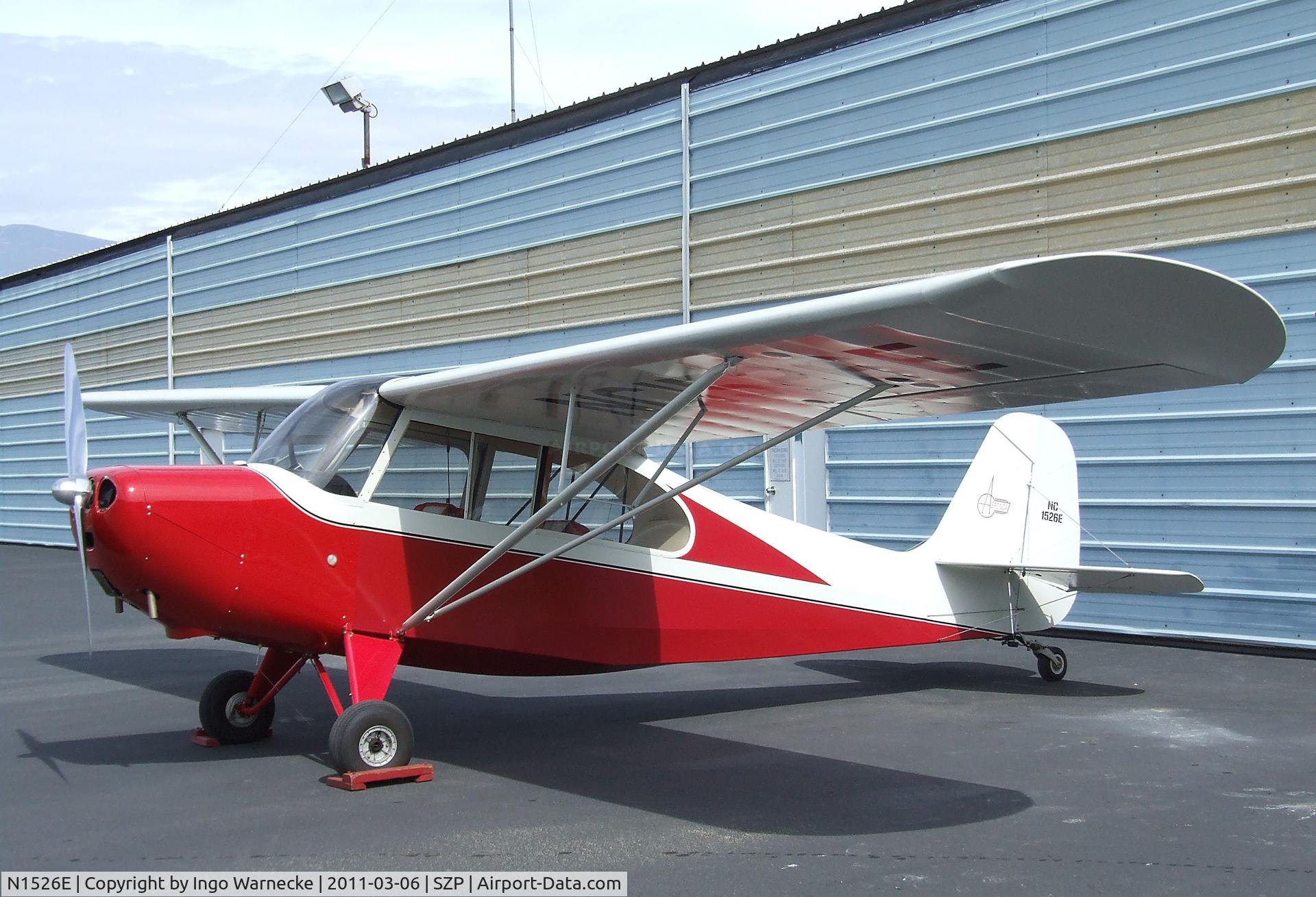 N1526E, 1946 Aeronca 7AC Champion C/N 7AC-5089, Aeronca 7AC Champion at Santa Paula airport during the Aviation Museum of Santa Paula open Sunday