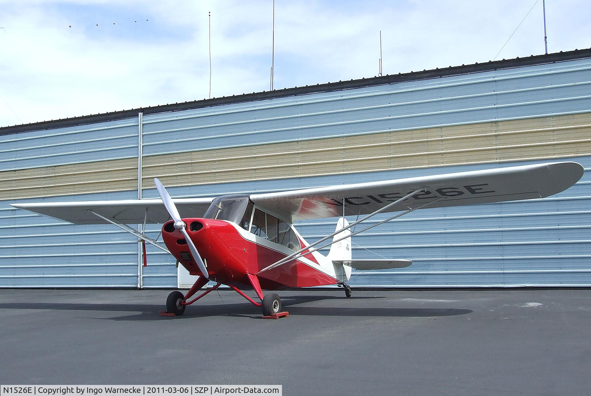 N1526E, 1946 Aeronca 7AC Champion C/N 7AC-5089, Aeronca 7AC Champion at Santa Paula airport during the Aviation Museum of Santa Paula open Sunday