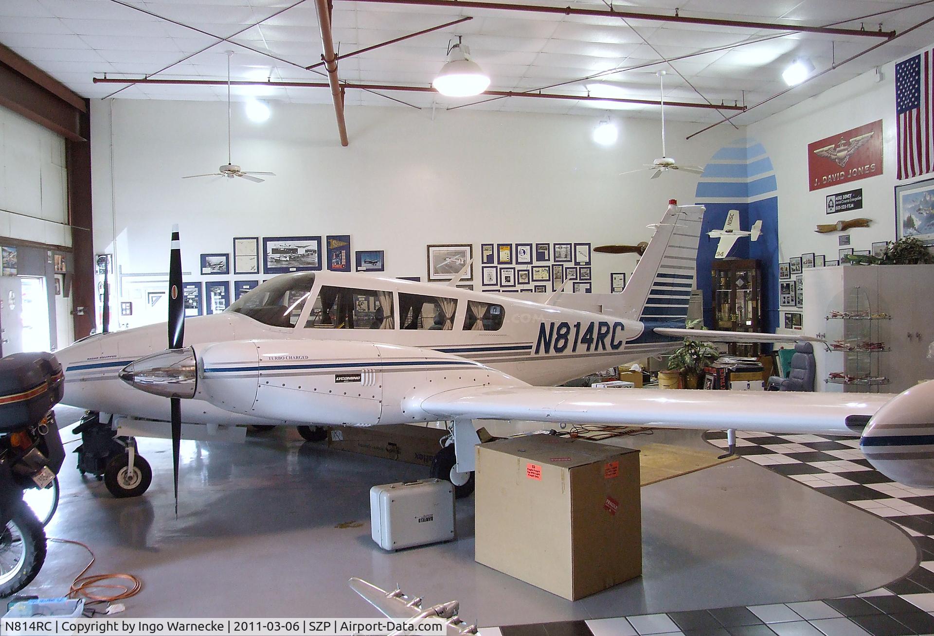 N814RC, 1966 Piper PA-30 Twin Comanche Twin Comanche C/N 301202, Piper PA-30 Twin Comanche B at Santa Paula airport during the Aviation Museum of Santa Paula open Sunday