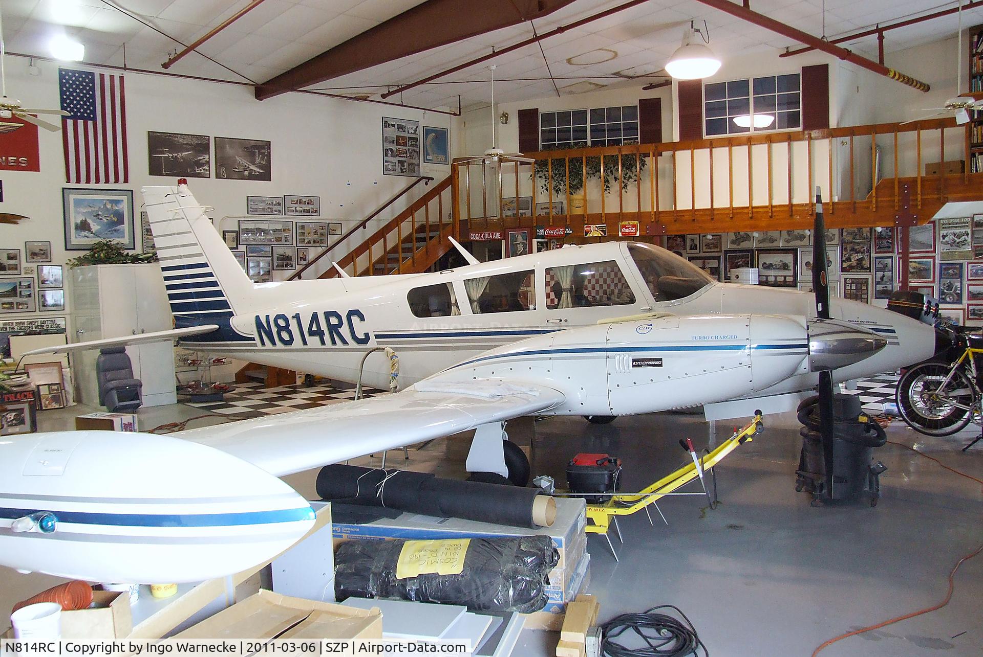 N814RC, 1966 Piper PA-30 Twin Comanche Twin Comanche C/N 301202, Piper PA-30 Twin Comanche B at Santa Paula airport during the Aviation Museum of Santa Paula open Sunday