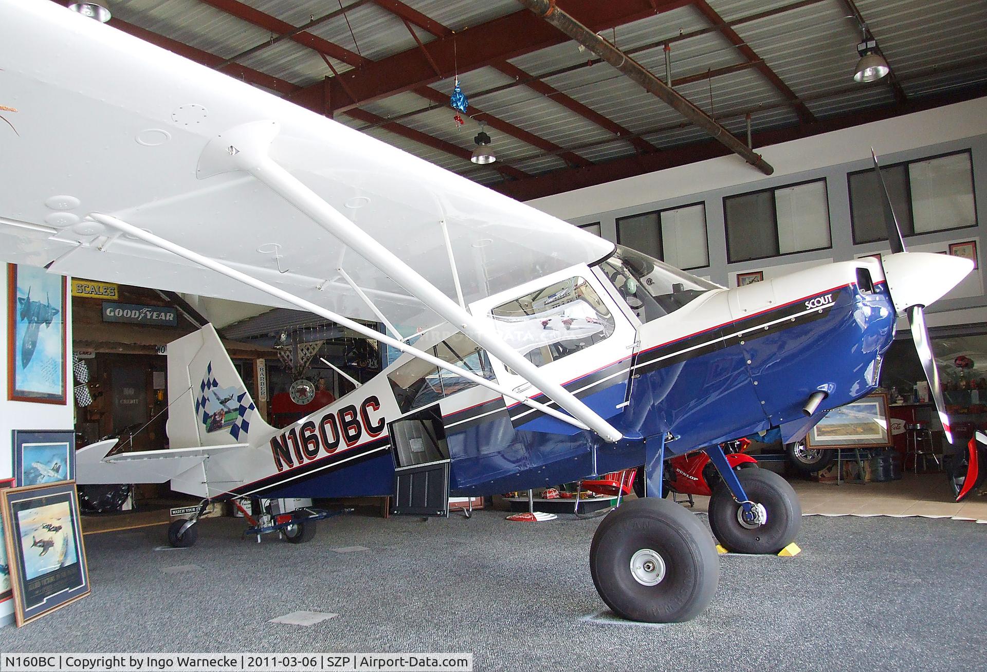 N160BC, 2004 American Champion 8GCBC Scout C/N 457-2004, American Champion 8GCBC Scout at Santa Paula airport during the Aviation Museum of Santa Paula open Sunday