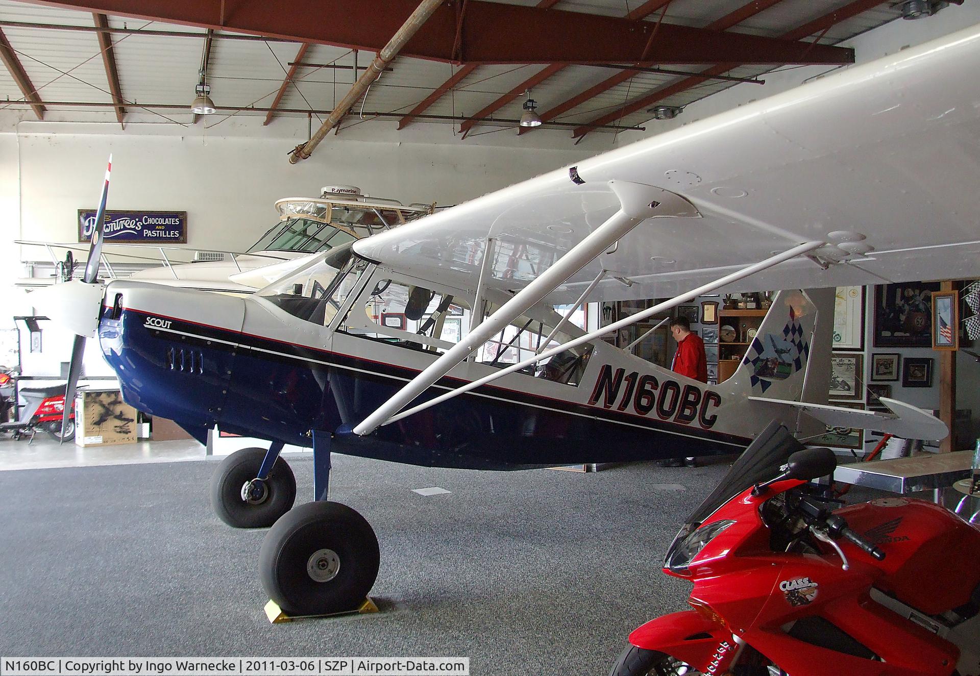 N160BC, 2004 American Champion 8GCBC Scout C/N 457-2004, American Champion 8GCBC Scout at Santa Paula airport during the Aviation Museum of Santa Paula open Sunday