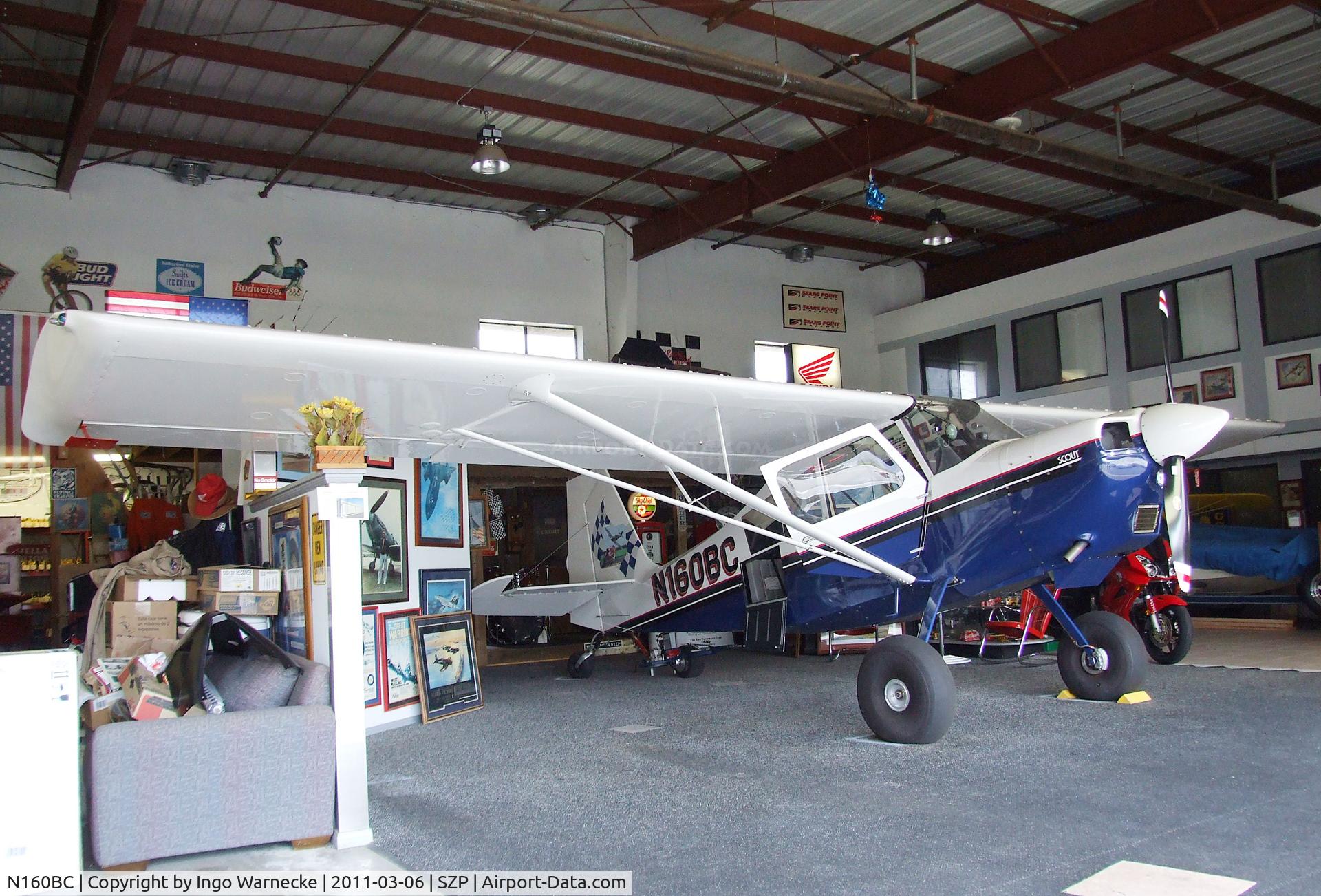 N160BC, 2004 American Champion 8GCBC Scout C/N 457-2004, American Champion 8GCBC Scout at Santa Paula airport during the Aviation Museum of Santa Paula open Sunday
