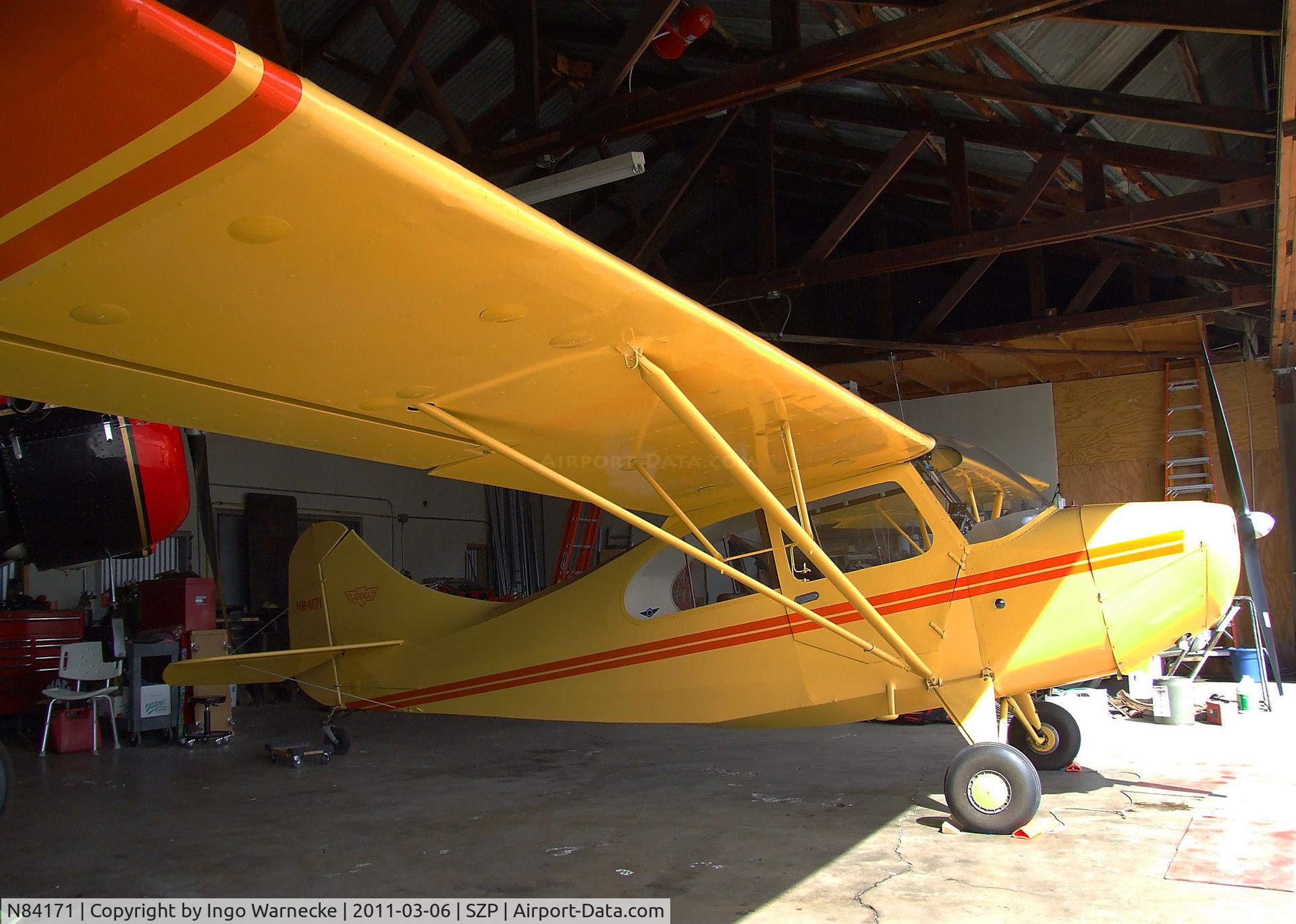 N84171, 1946 Aeronca 7AC Champion C/N 7AC-2859, Aeronca 7AC Champion at Santa Paula airport during the Aviation Museum of Santa Paula open Sunday