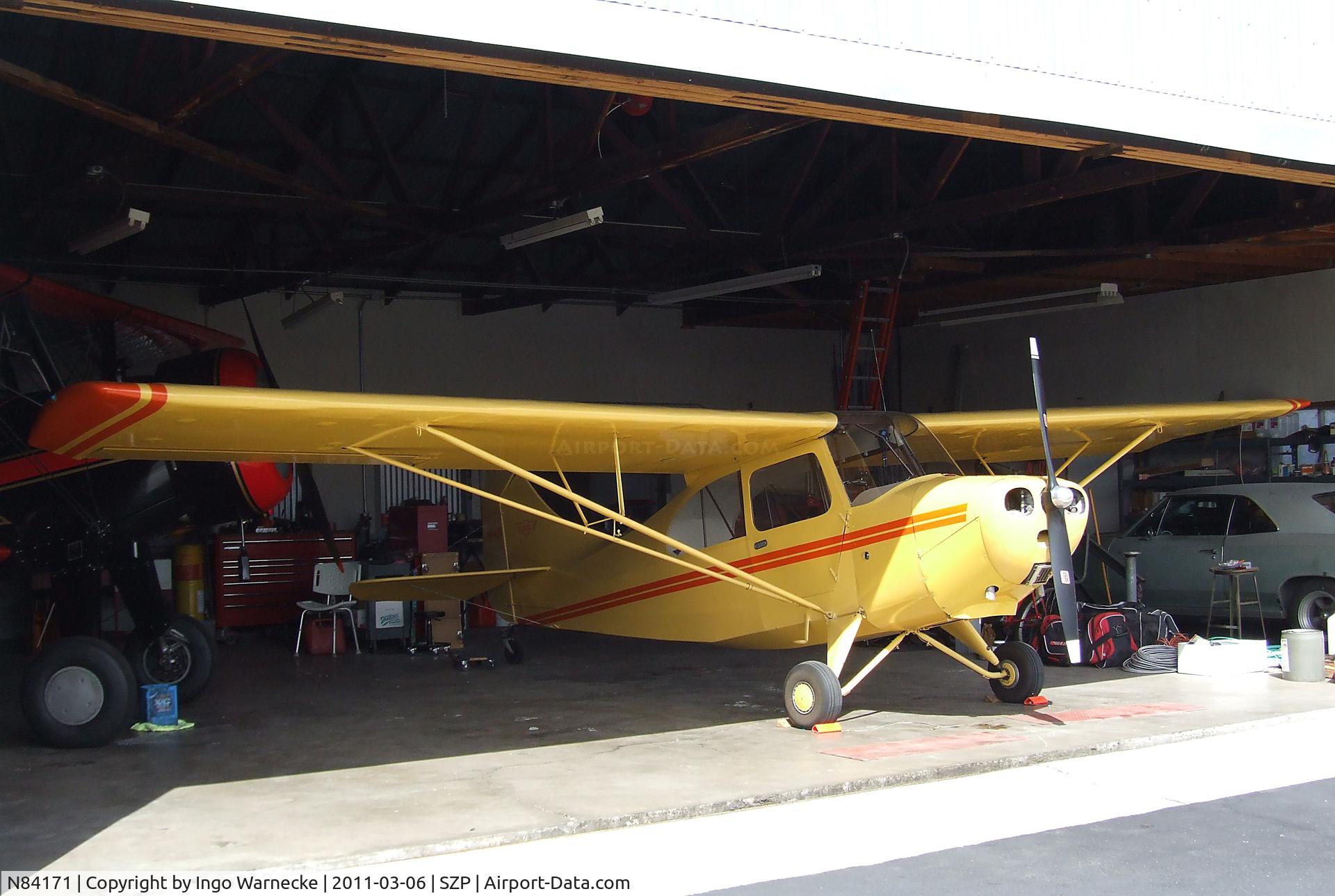 N84171, 1946 Aeronca 7AC Champion C/N 7AC-2859, Aeronca 7AC Champion at Santa Paula airport during the Aviation Museum of Santa Paula open Sunday