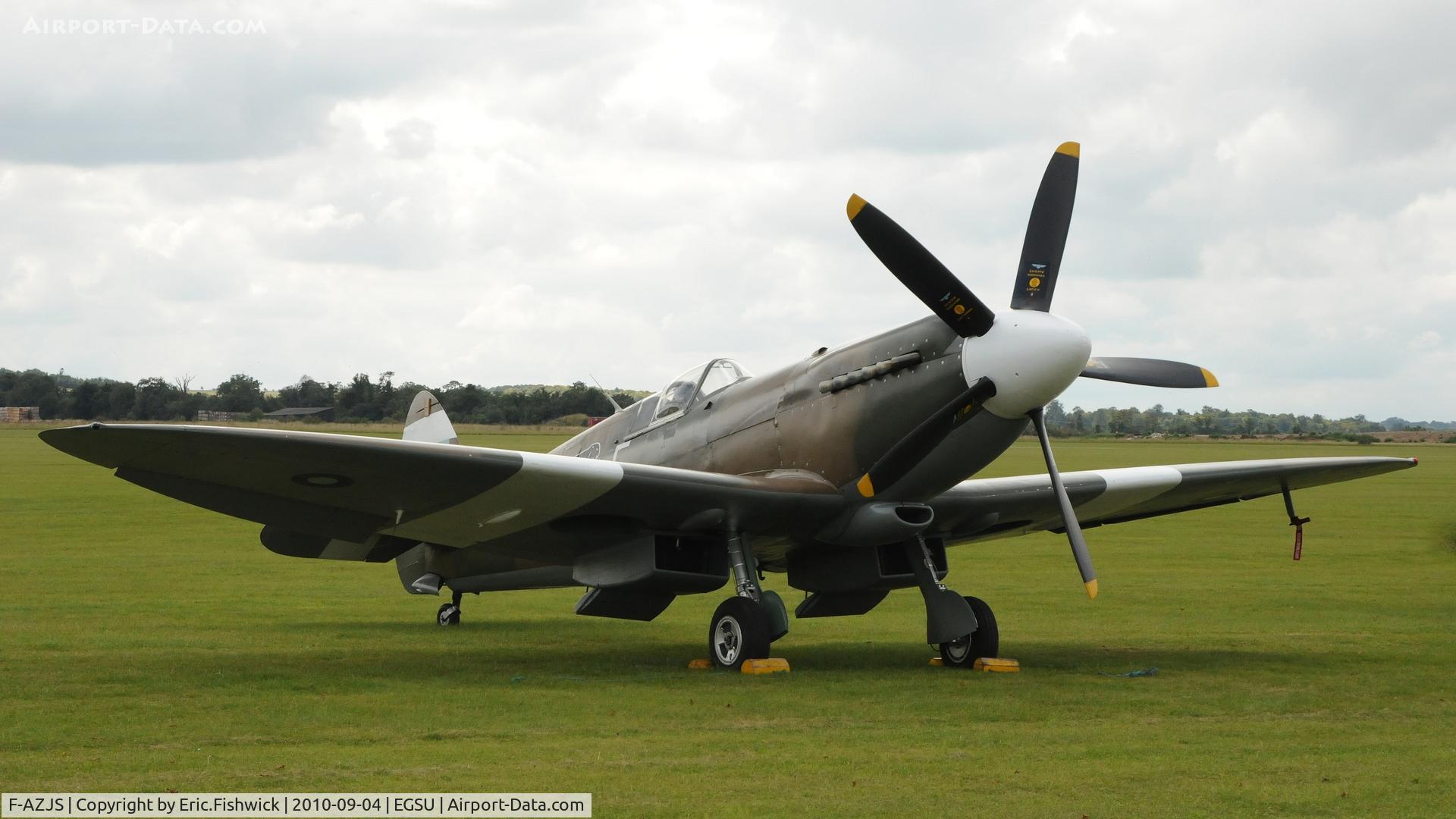 F-AZJS, 1944 Supermarine 389 Spitfire PR.XIX C/N 6S/585110, 3. PS890 (Spitfire Warbird) at Duxford's wonderful Battle of Britain Air Display 2010