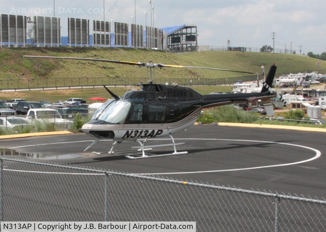 N313AP, 1981 Bell 206B JetRanger C/N 3471, CHARLOTTE MOTOR SPEEDWAY