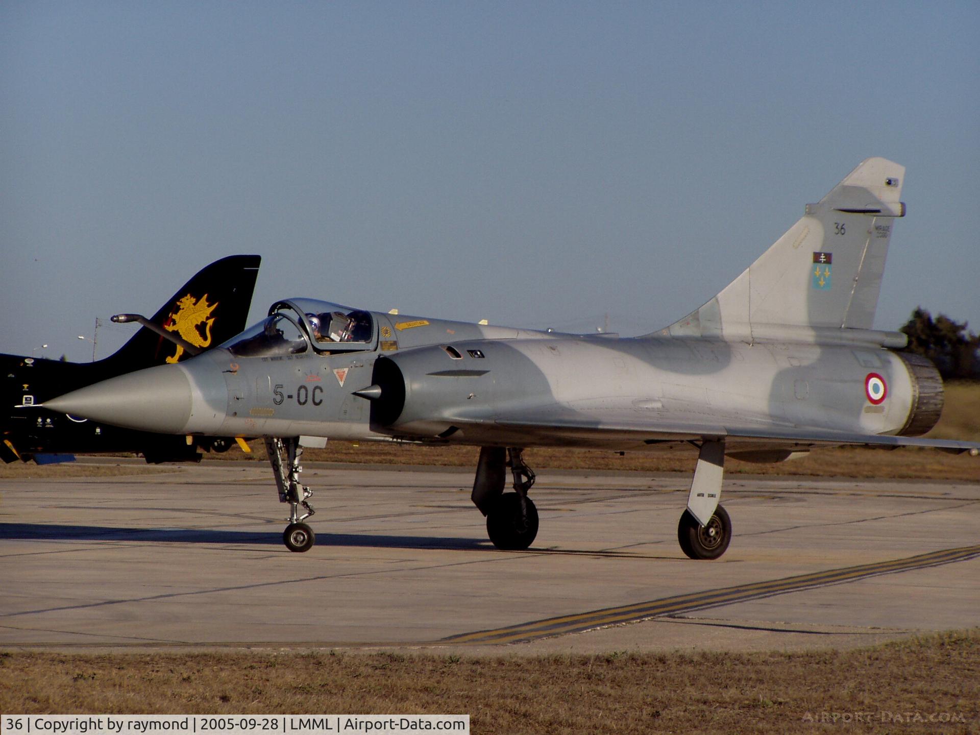 36, Dassault Mirage 2000C C/N Not found 36, Mirage 2000 36 5-OC French Air Force