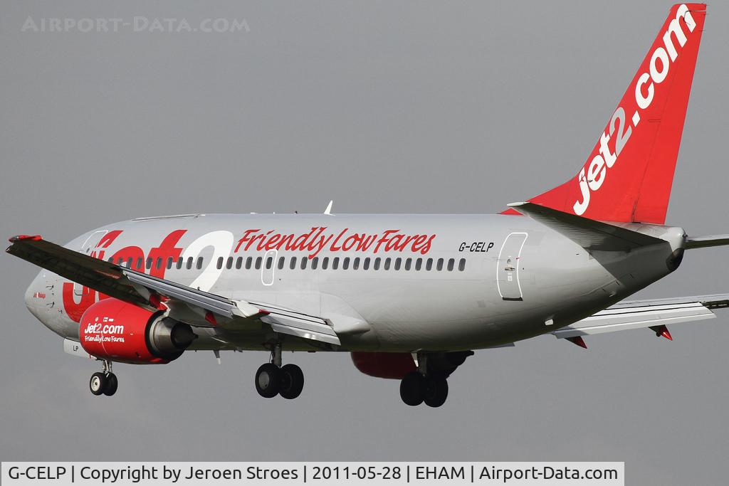 G-CELP, 1986 Boeing 737-330(QC) C/N 23522, Nice low far airline