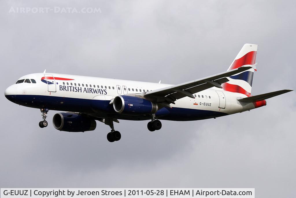 G-EUUZ, 2008 Airbus A320-232 C/N 3649, 