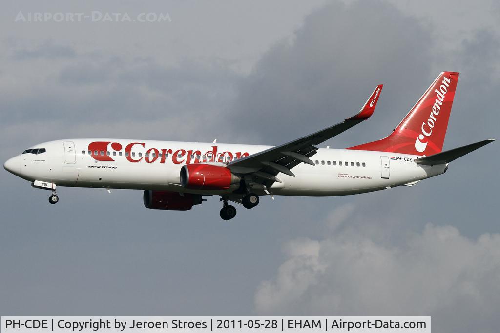 PH-CDE, 2008 Boeing 737-86Q C/N 35795, Zwanenburg-runway ( 18C) arrival