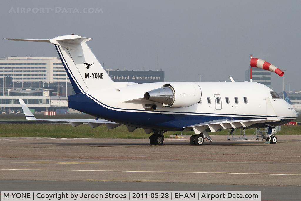 M-YONE, 1991 Canadair Challenger 601-3A (CL-600-2B16) C/N 5085, Zwanenburg-runway ( 18C) arrival