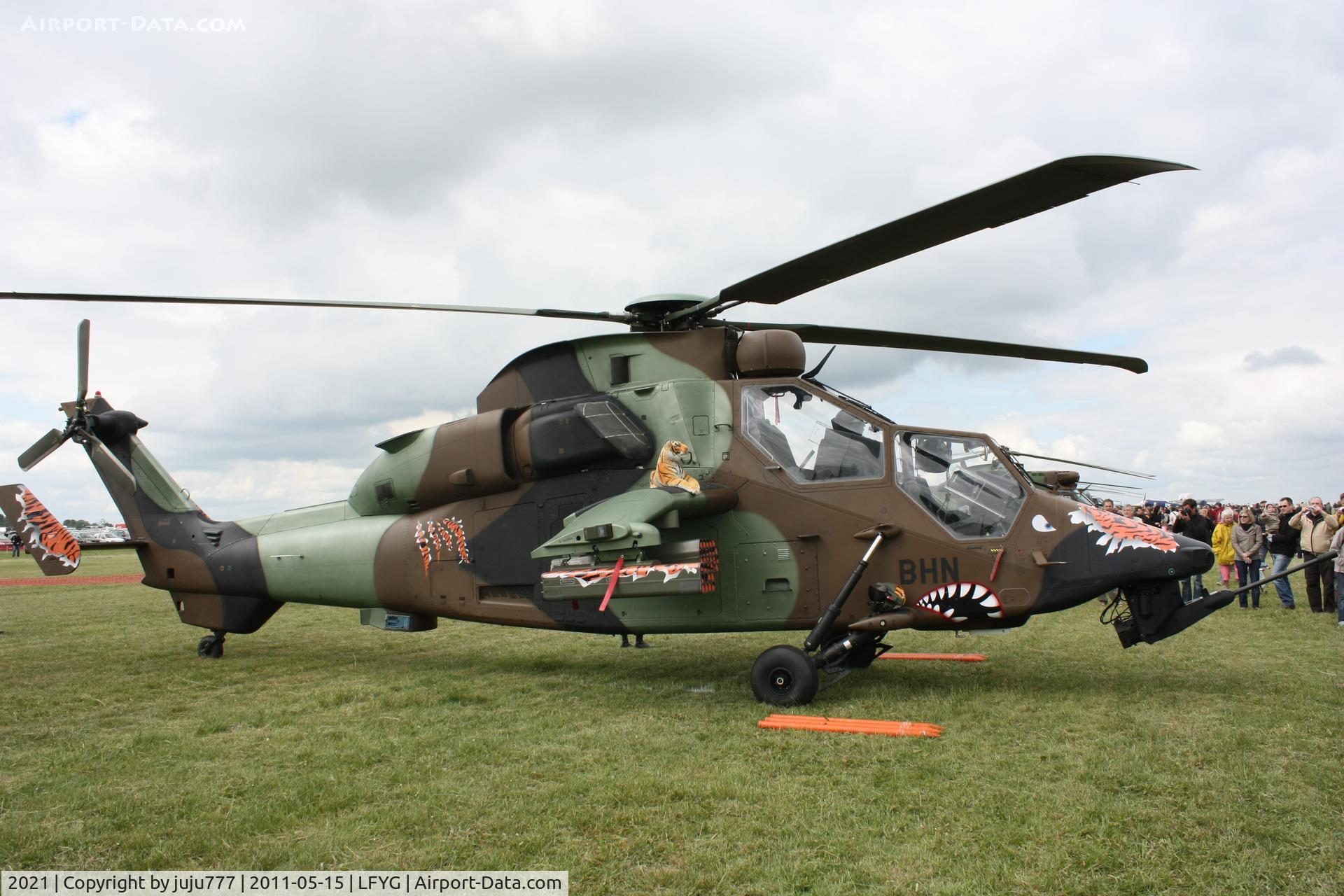 2021, Eurocopter EC-665 Tigre HAP C/N 2021, on display for Tigermeet 2011
