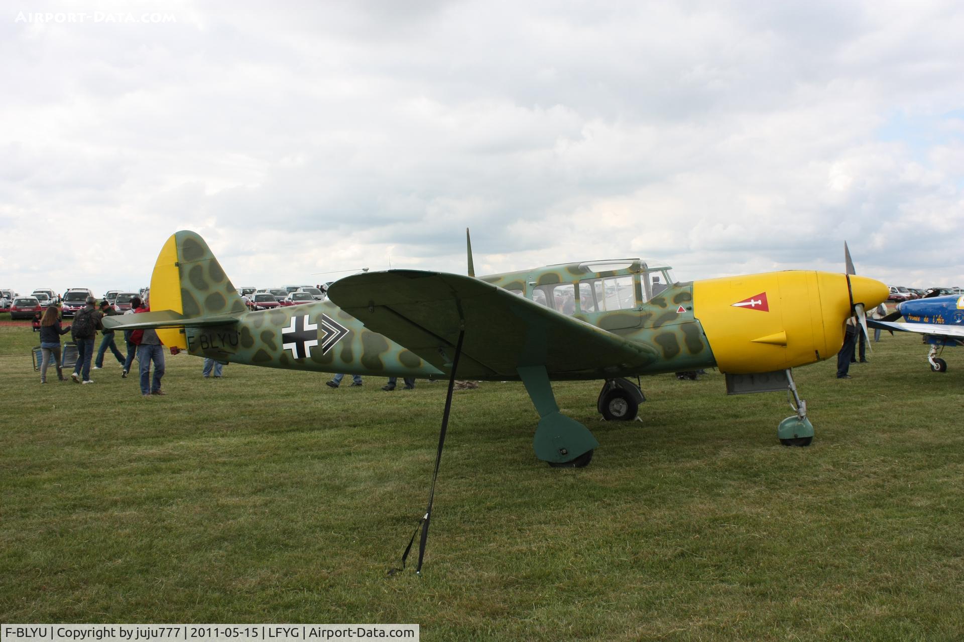 F-BLYU, Nord 1101 Noralpha C/N 18, on display at Cambrai Niergnies