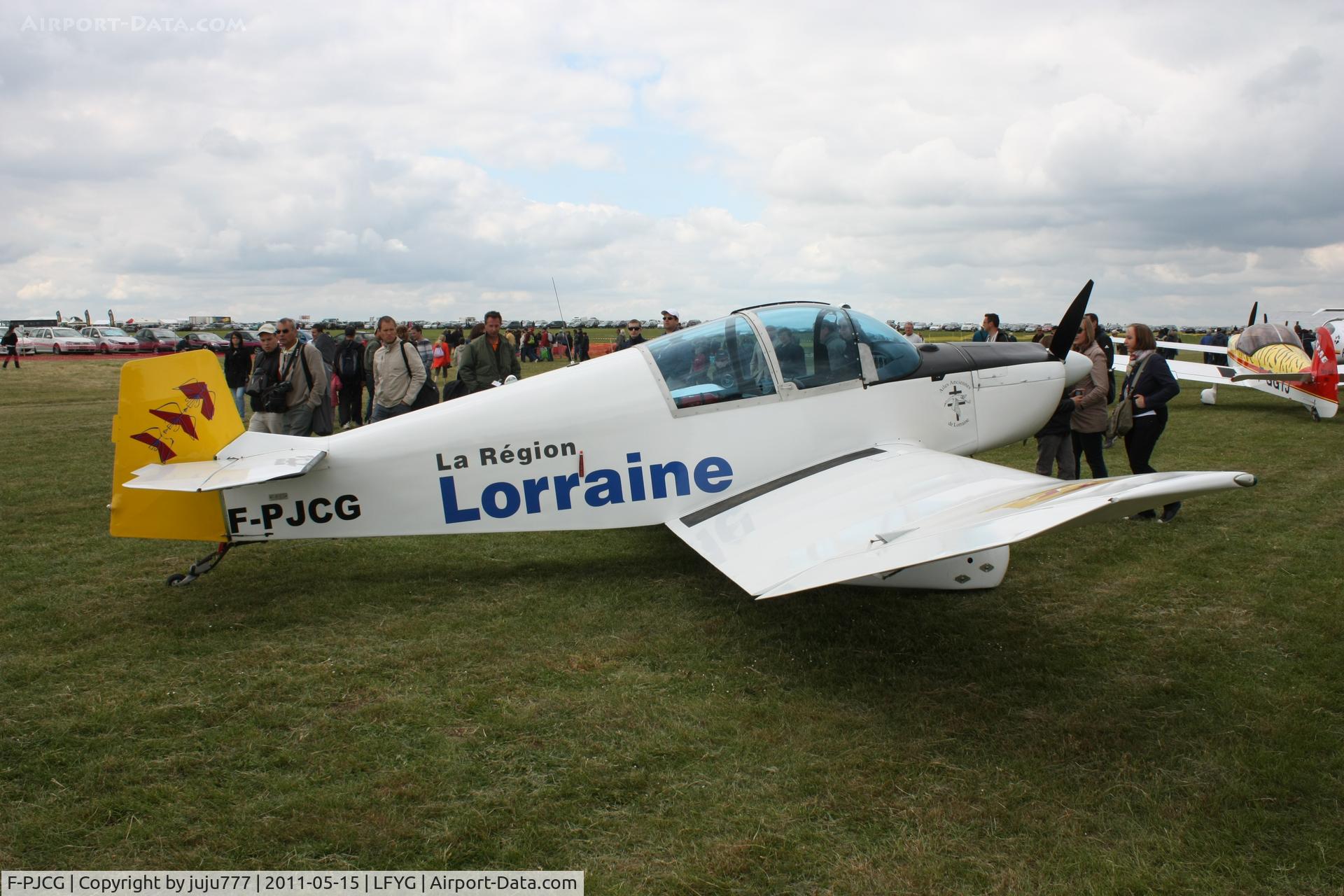 F-PJCG, Jodel DR-105S C/N 04, on display at Cambrai Niergnies