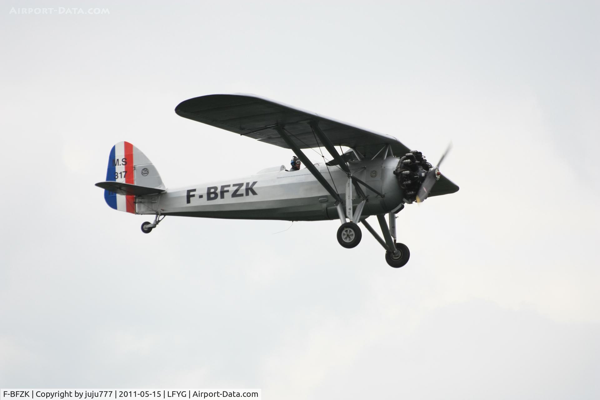 F-BFZK, Morane-Saulnier MS.317 C/N 271, on display at Cambrai Niergnies for TigerMeet
